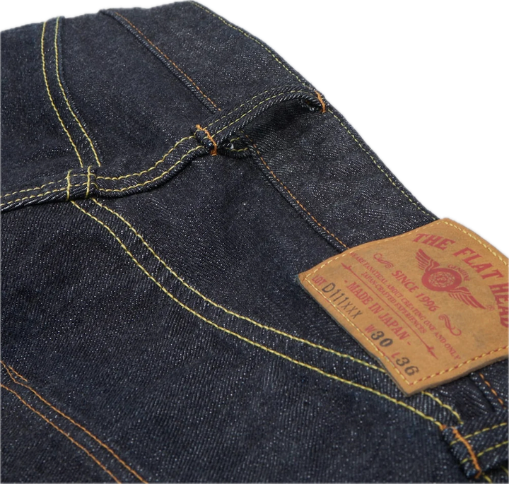 The Flat Head 14.5oz Wide Straight Denim Jeans - [FN-D111]