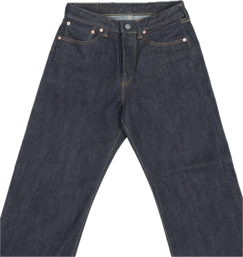 The Flat Head 14.5oz Wide Straight Denim Jeans - [FN-D111]