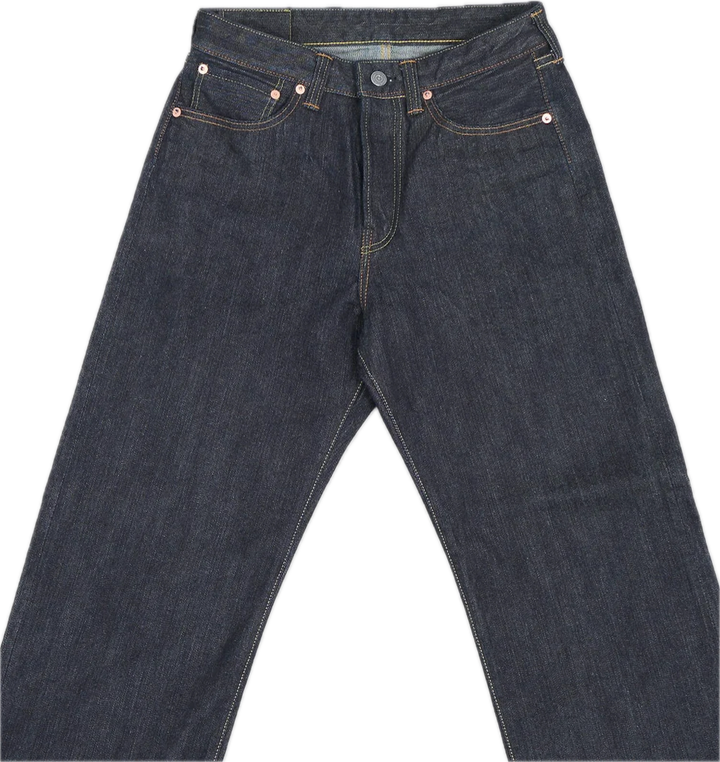 The Flat Head 14.5oz Wide Straight Denim Jeans - [FN-D111]
