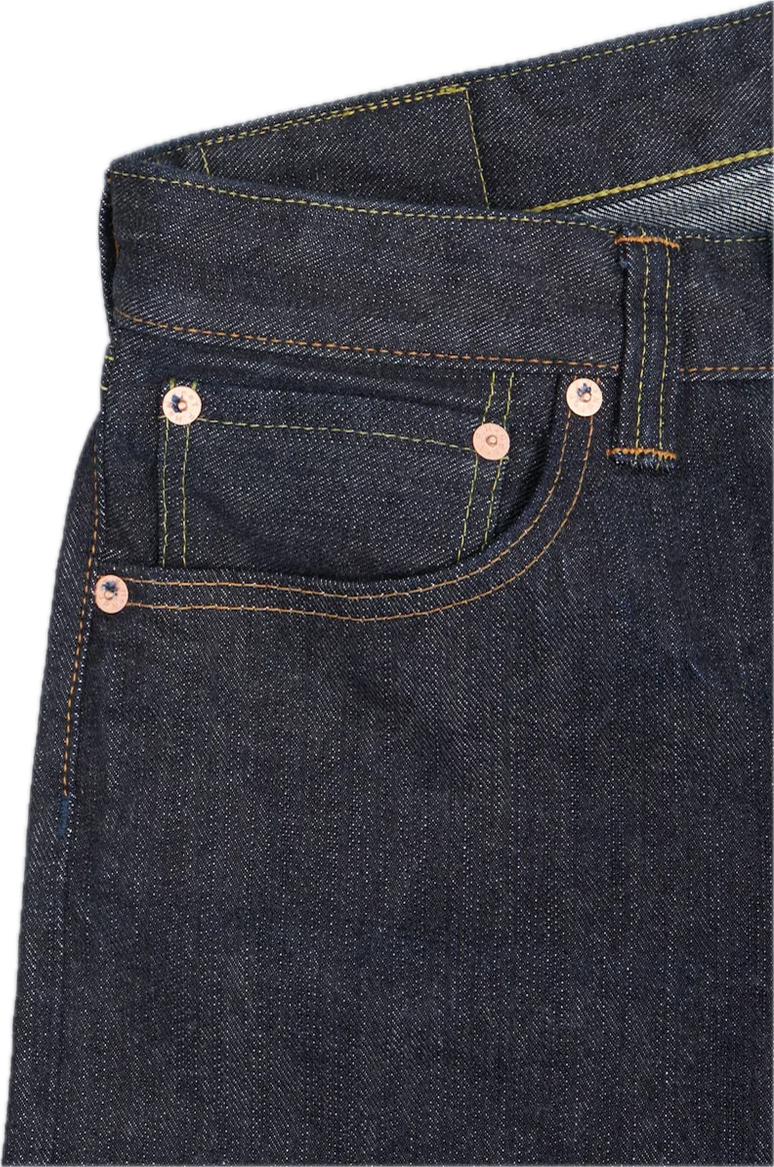 The Flat Head 14.5oz Wide Straight Denim Jeans - [FN-D111]