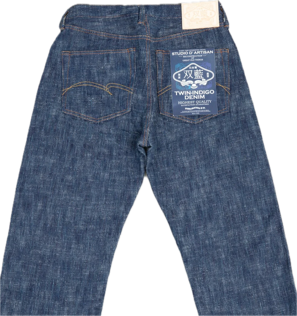 Studio D'Artisan - "SOU-AI Twin Indigo" 16oz Regular Straight Jeans [D1894S] ON PREORDER*