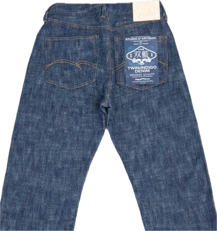 Studio D'Artisan - "SOU-AI Twin Indigo" 16oz Regular Straight Jeans [D1894S] ON PREORDER*