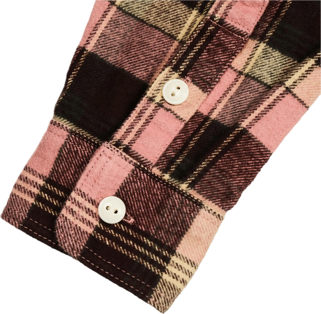 Studio D'Artisan - No.8 Heavyweight Check Flannel Shirt Red [5735] ON PREORDER*