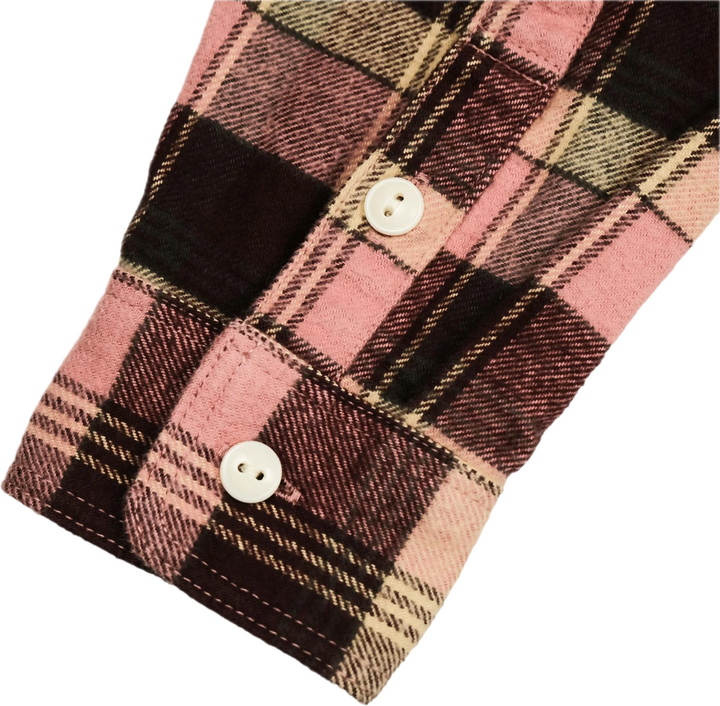 Studio D'Artisan - No.8 Heavyweight Check Flannel Shirt Red [5735] ON PREORDER*