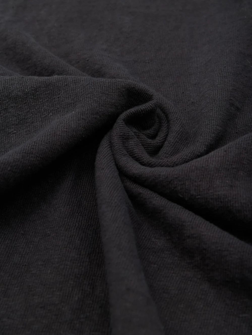 UES - No. 8 Slub Nep Short Sleeve T-Shirt Black [652321] ON PREORDER*