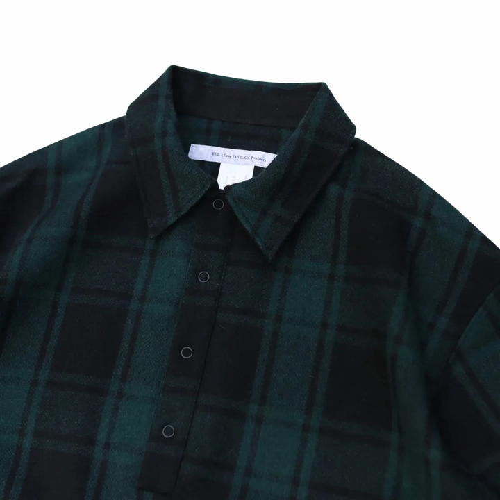EEL - Pickel Blouson Check Shirt Green [E-24470]