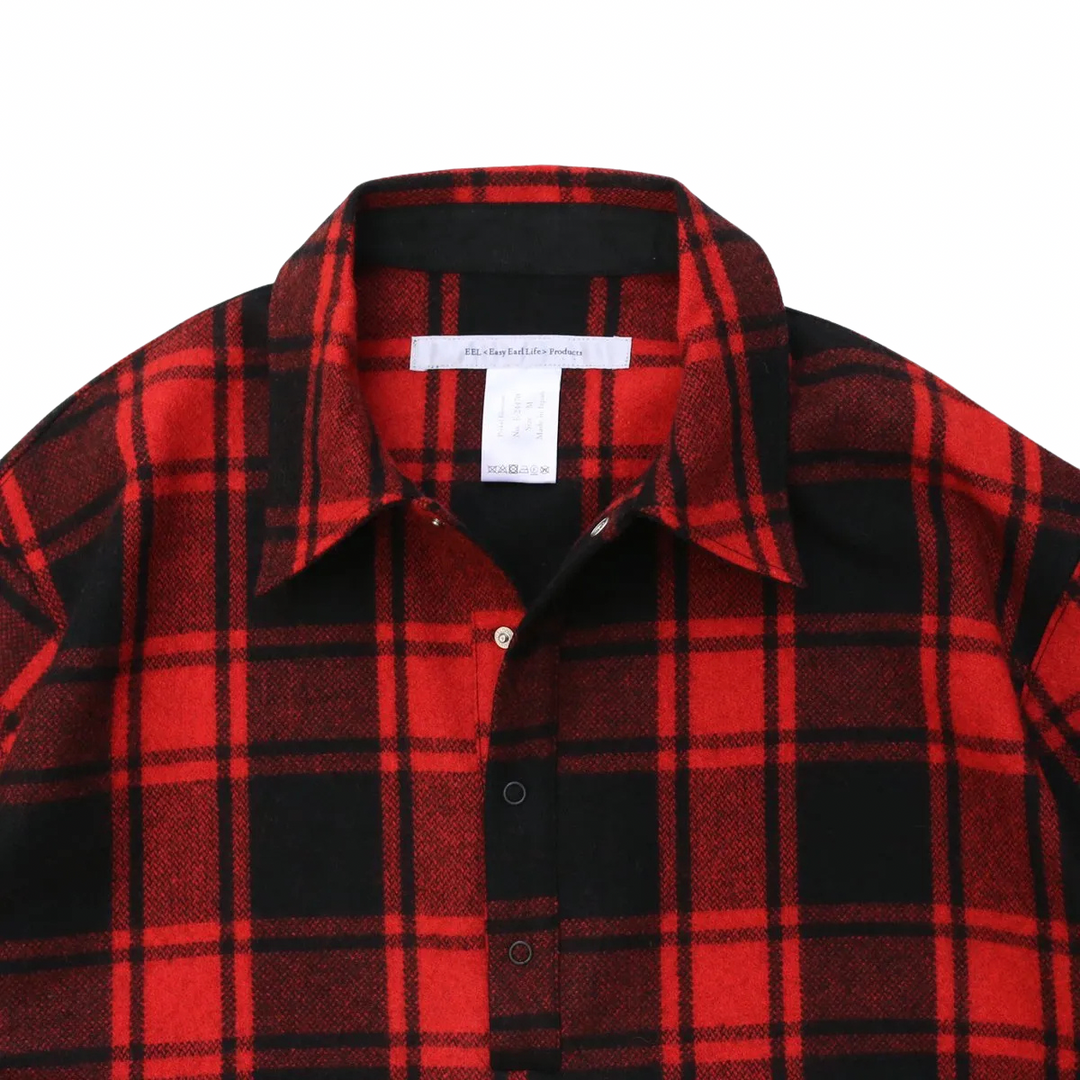 EEL - Pickel Blouson Check Shirt Red [E-24470]