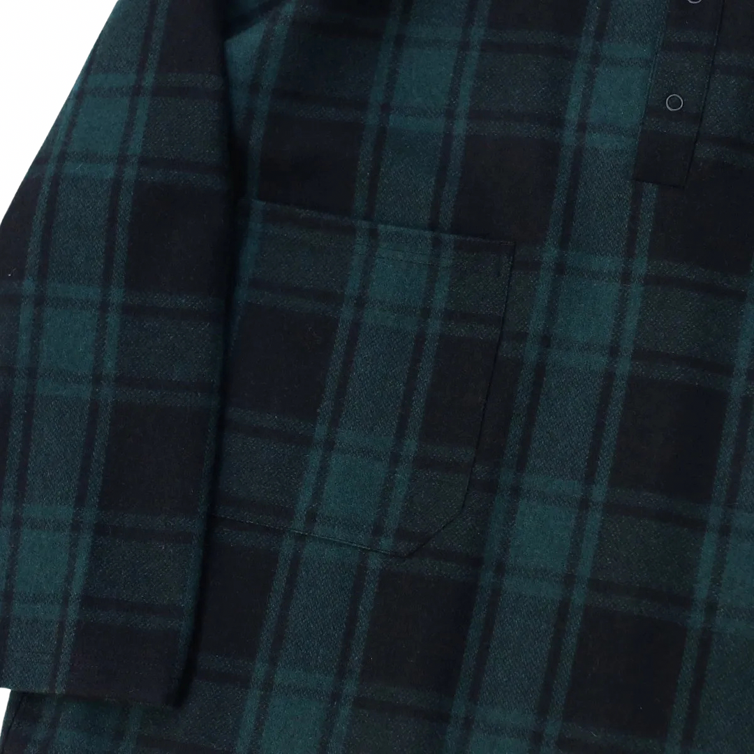 EEL - Pickel Blouson Check Shirt Green [E-24470]