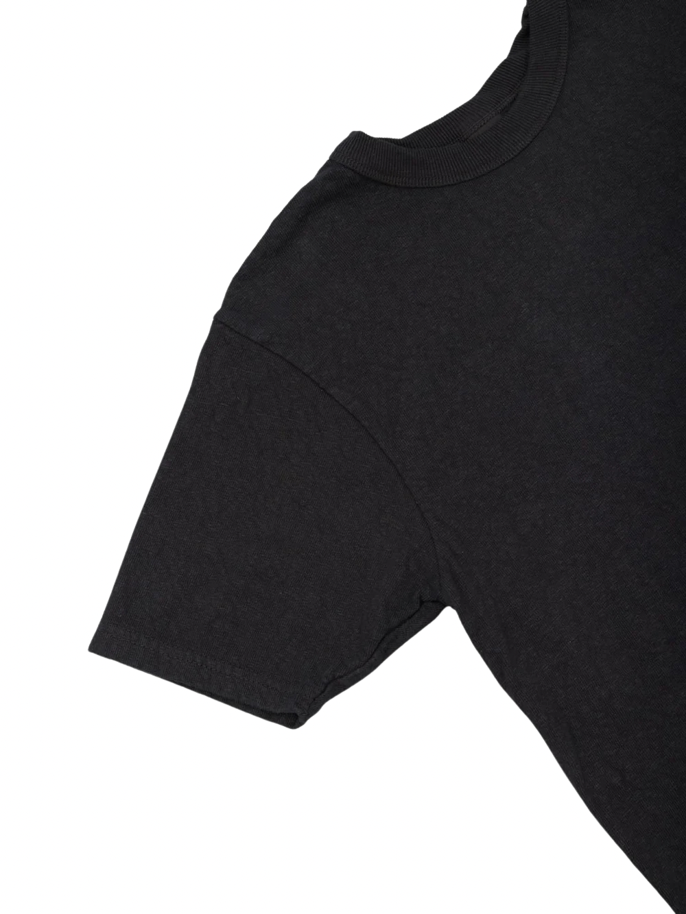 UES - No. 8 Slub Nep Short Sleeve T-Shirt Black [652321] ON PREORDER*