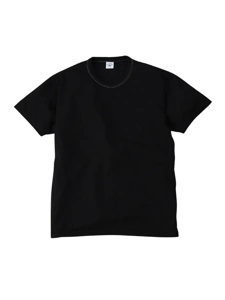 The Flat Head - "Tiger" Embroidered Tee Black [FN-THC-066SP]