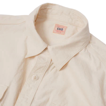 UES MFG CO. - Triple Stitch Work Shirt Off-White [502601] ON PREORDER*