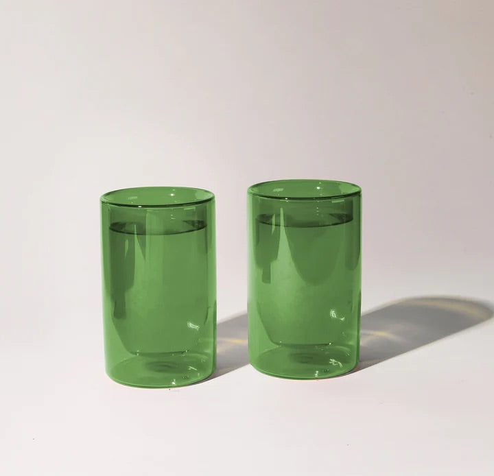 Yield Double Wall Glasses - 12oz (Multiple Colours Available)