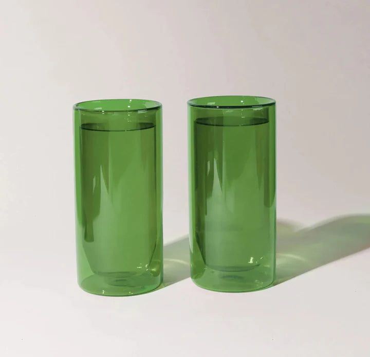 Yield Double Wall Glasses - 16oz (Multiple Colours Available)