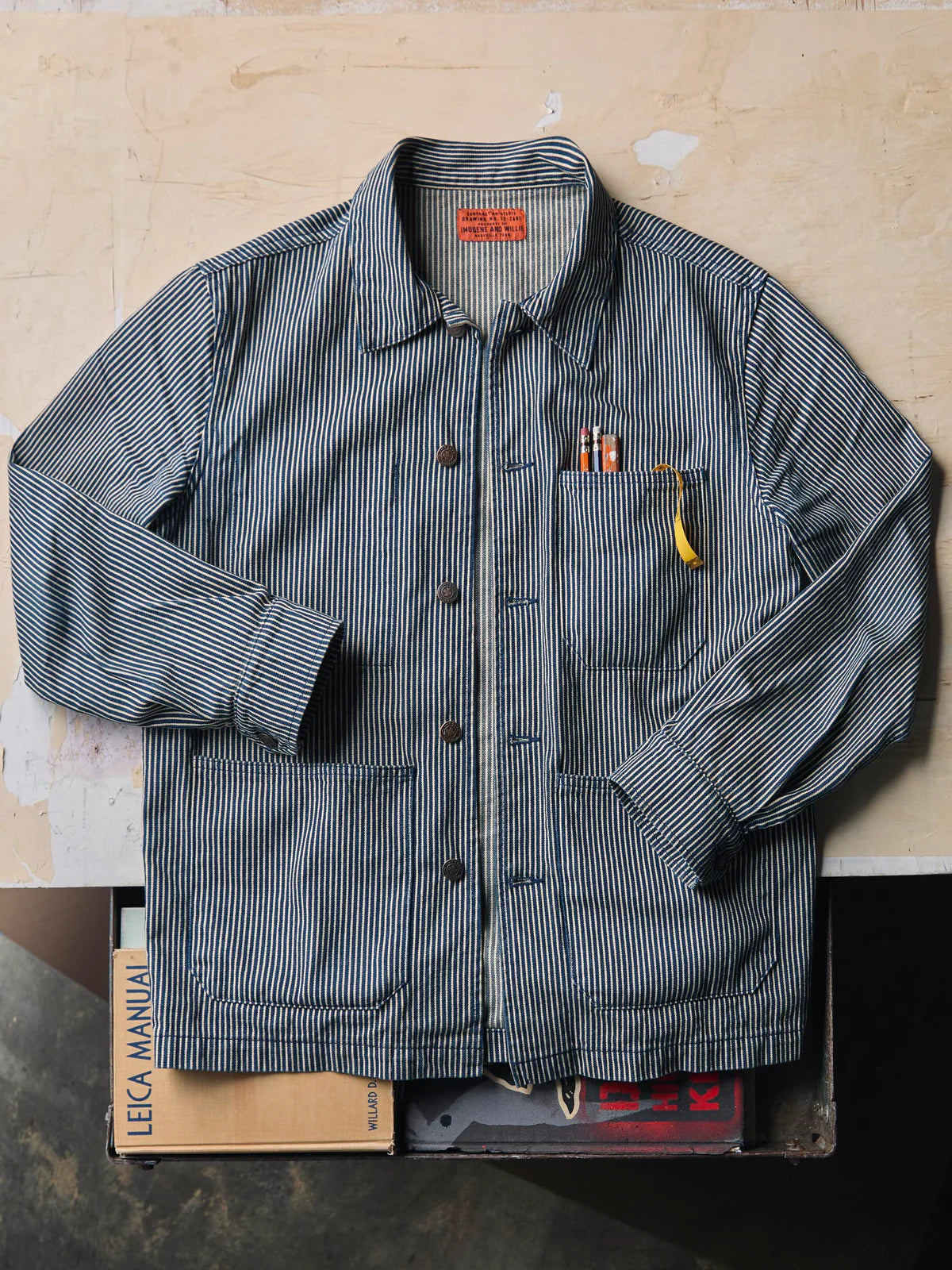 Imogene + Willie - Hickory Stripe Utility Coat