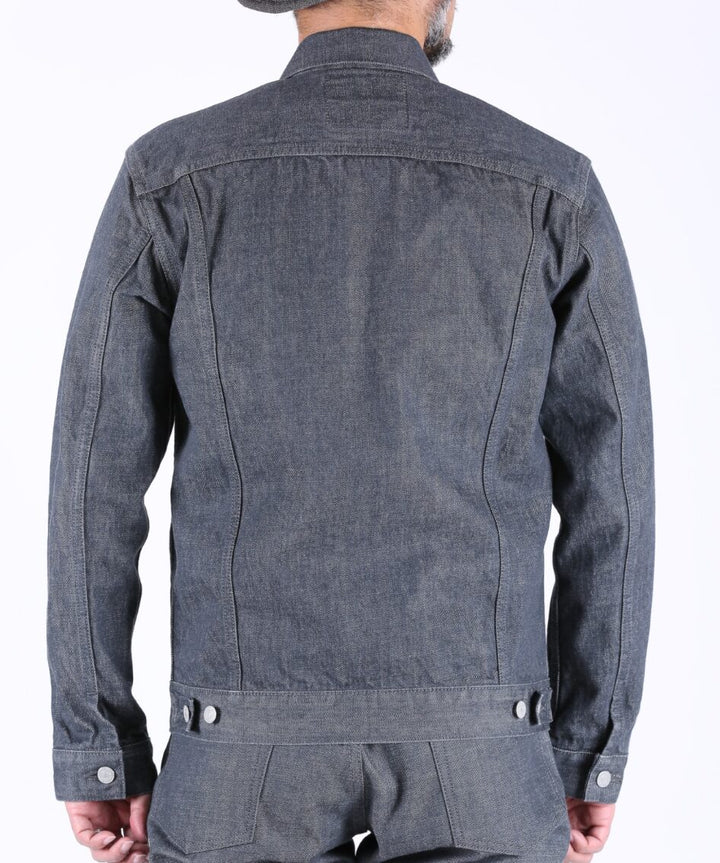 Momo 3105-70G 14oz Selvedge Grey Denim Jacket