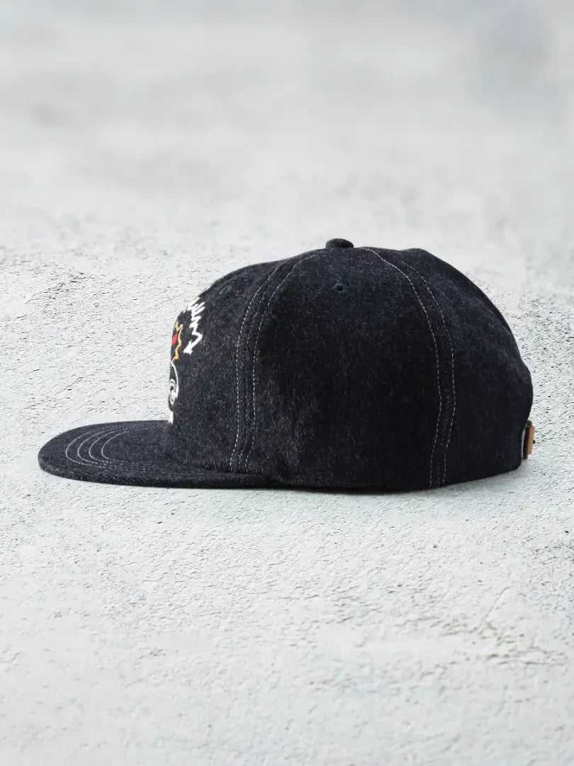 The Flat Head - Speed Queen Denim Hat Blue [FN-HC008]