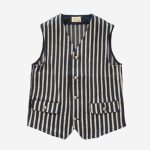 Graph Zero Sashiko Denim Vest - GZ011