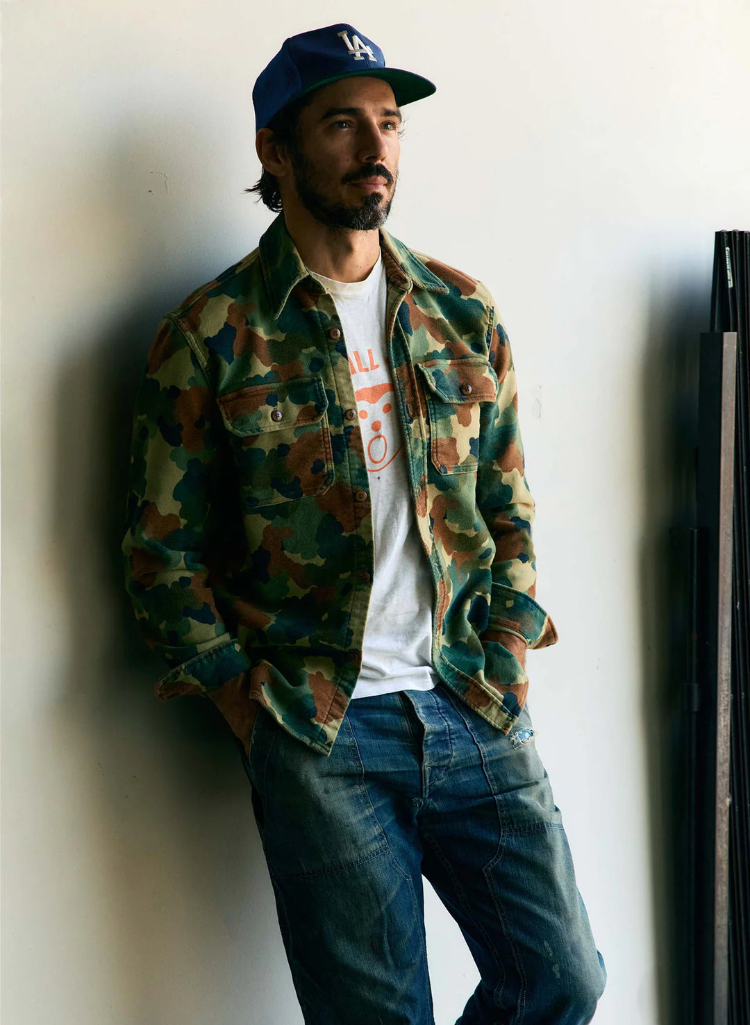 Imogene + Willie - "The Griffin" Moleskin Workshirt Painted Camo