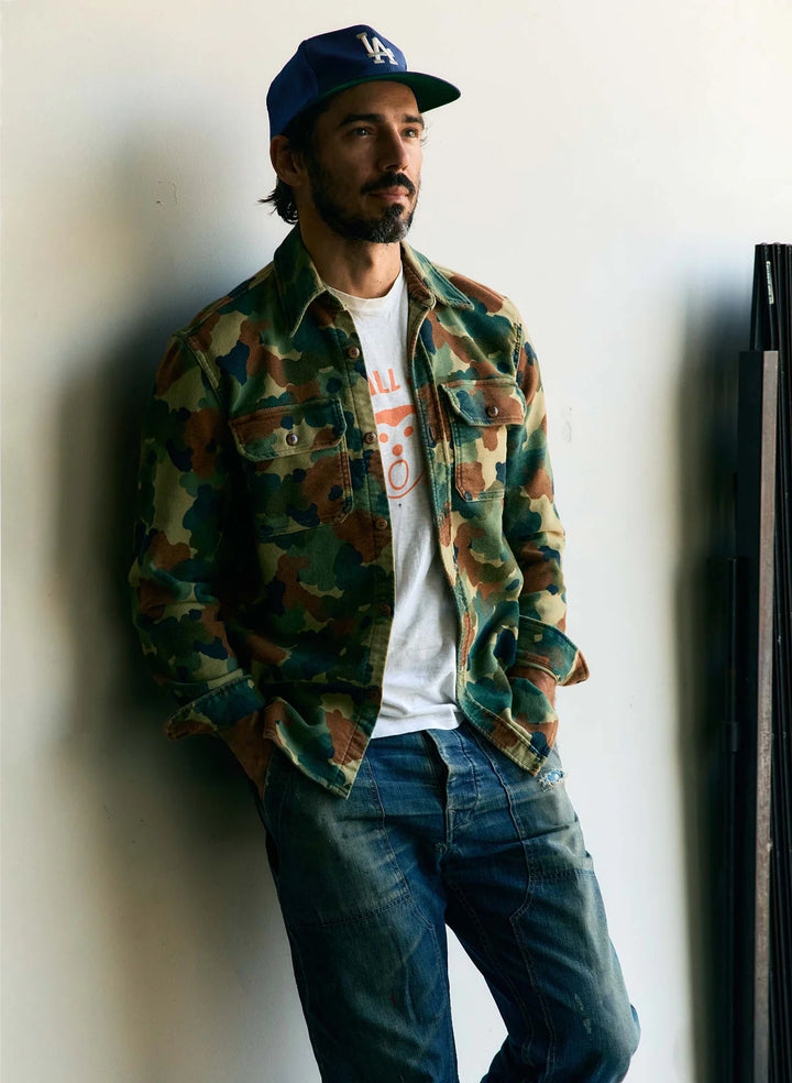 Imogene + Willie - "The Griffin" Moleskin Workshirt Painted Camo