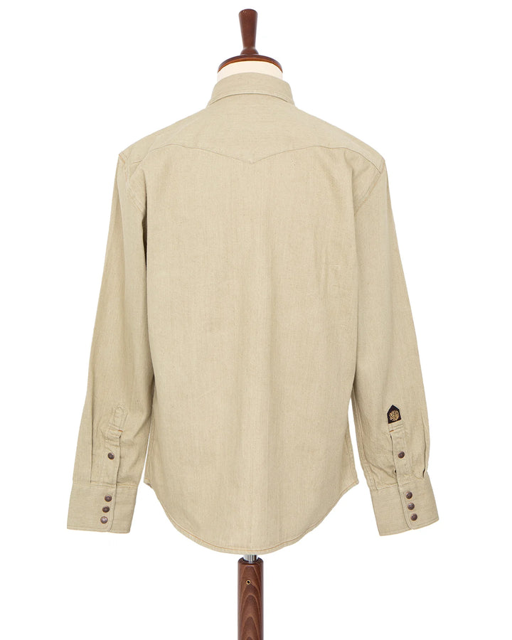 Indigofera Ryman Corduroy Shirt - White