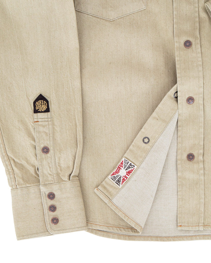 Indigofera Ryman Corduroy Shirt - White