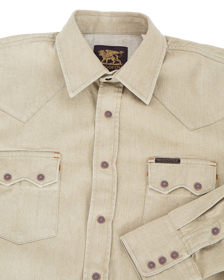 Indigofera Ryman Corduroy Shirt - White