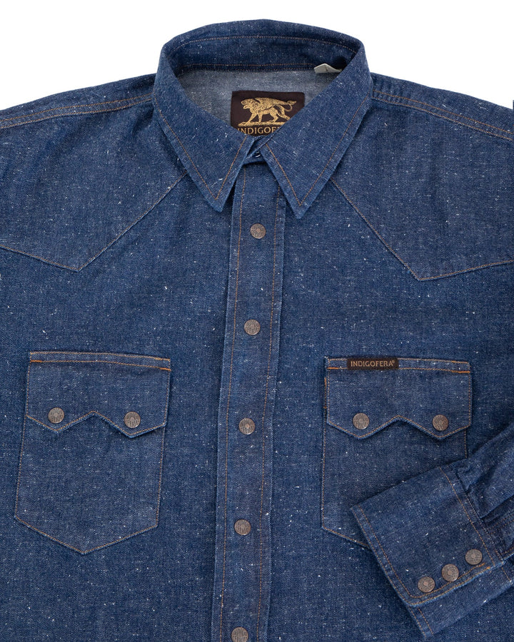 Indigofera Ryman Denim Shirt - Neppy Denim