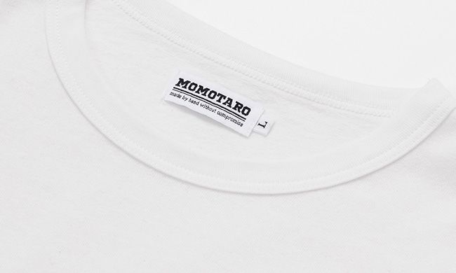 Momotaro Oversized L/S T-Shirt - White