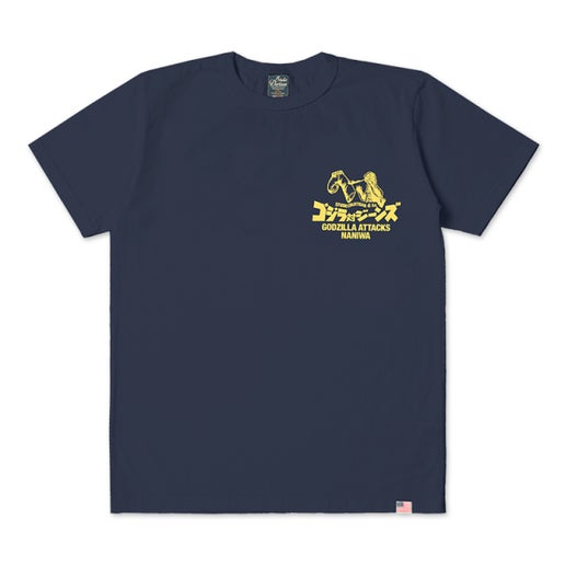 Studio D'Artisan - Godzilla Collaboration T-shirt Navy [GZ-016]