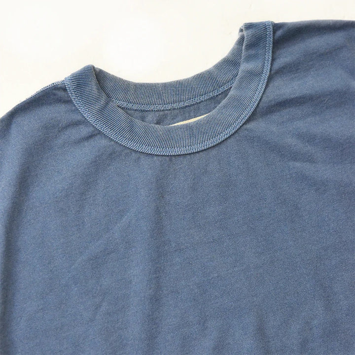 Full Count Flat Seam T-Shirt [5222-24] - Navy