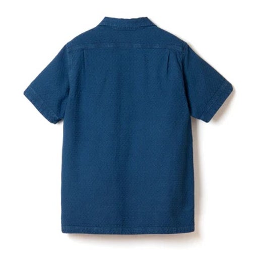 Studio D'Artisan - Distressed Indigo Dobby Shirt Indigo [5724U]