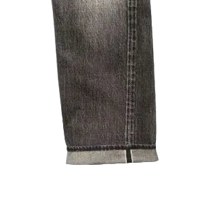 Pure Blue Japan - 14oz Natural Used Wash Regular Straight Black [USED-003-BK]