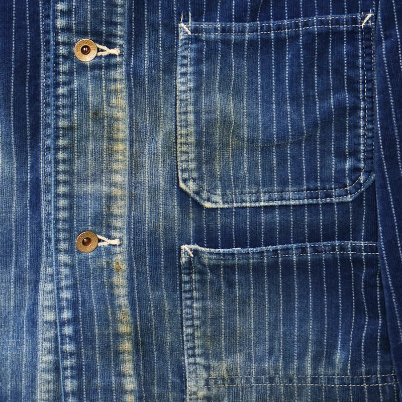 Full Count - Indigo Wabash Corduroy Chore Jacket H.W [2015HW-11] ON PREORDER*