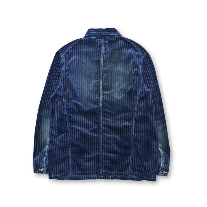 Full Count - Indigo Wabash Corduroy Chore Jacket H.W [2015HW-11] ON PREORDER*