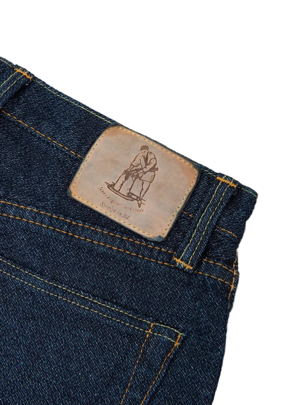 Pure Blue Japan – Double Indigo Sashiko Relaxed Tapered Jeans [1170-2-ID]
