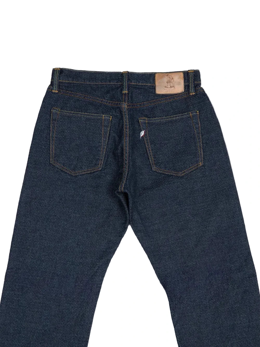 Pure Blue Japan – Double Indigo Sashiko Relaxed Tapered Jeans [1170-2-ID]