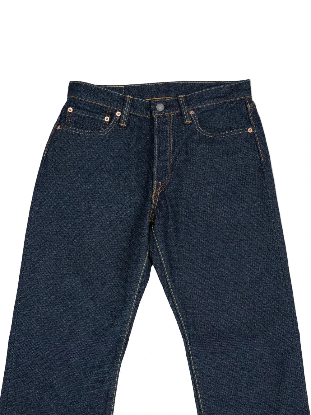 Pure Blue Japan – Double Indigo Sashiko Relaxed Tapered Jeans [1170-2-ID]