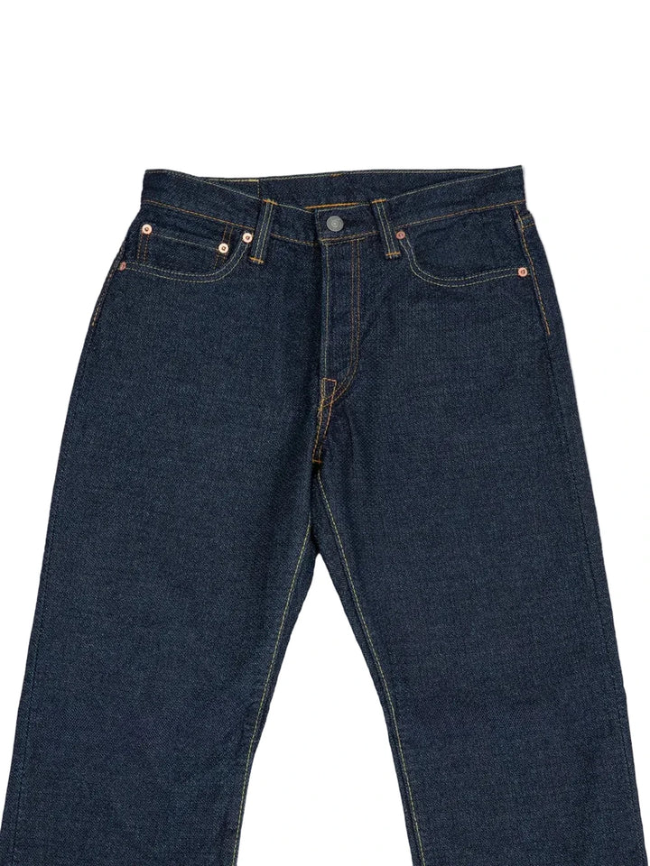 Pure Blue Japan – Double Indigo Sashiko Relaxed Tapered Jeans [1170-2-ID]