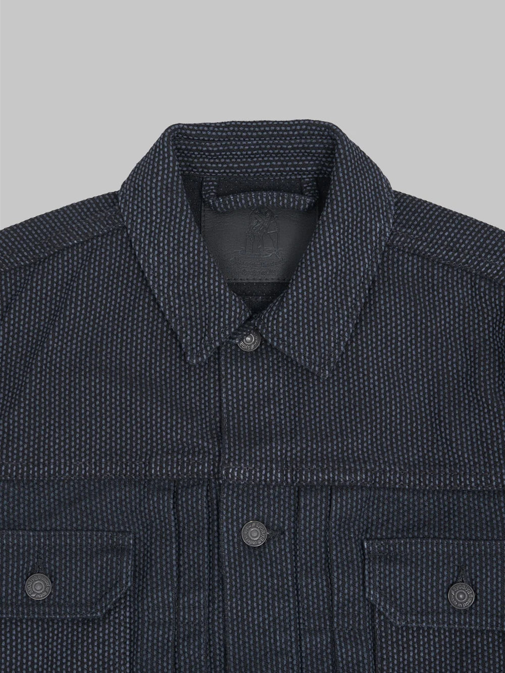 Pure Blue Japan Sashiko Type II Jacket - Grey