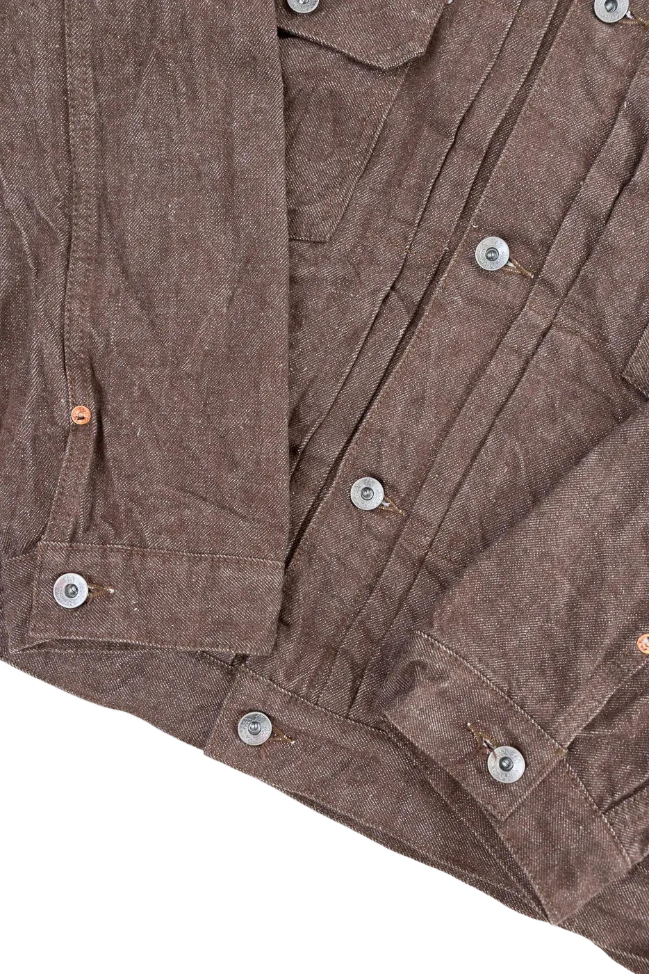 Samurai Jeans - 15oz Kanoko Brown Selvedge Denim Jacket [S552PX-BR] ON PREORDER*