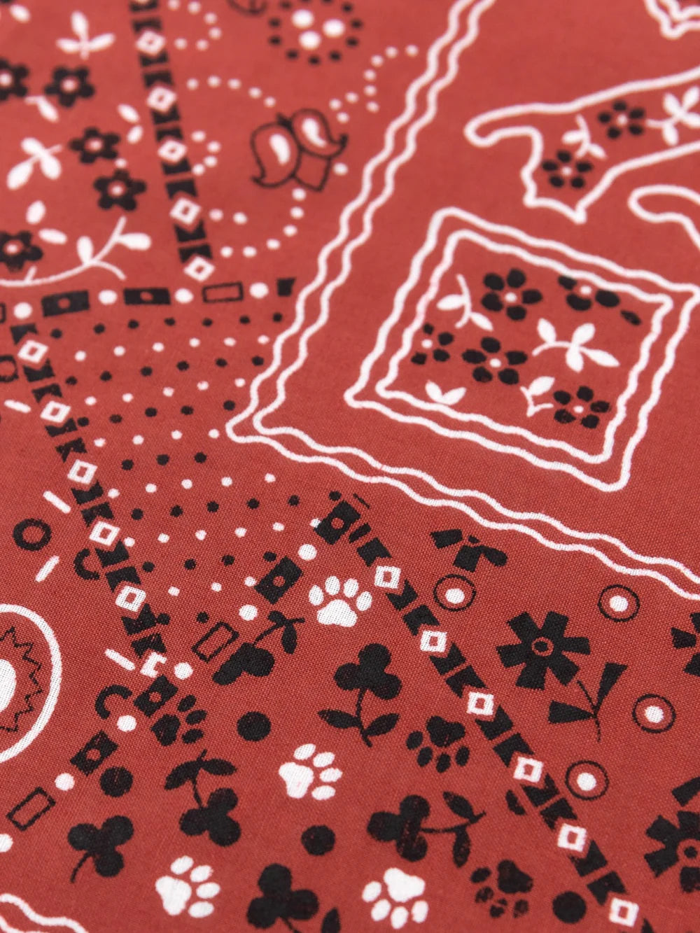 TCB Two Cats Bandana - Red ON PREORDER*