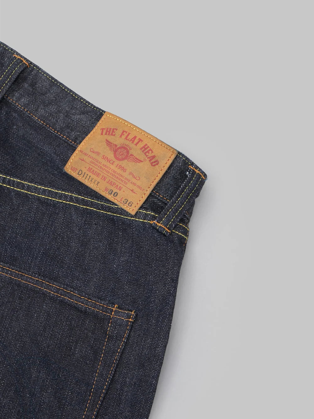 The Flat Head 14.5oz Wide Straight Denim Jeans - [FN-D111] ON PREORDER&*