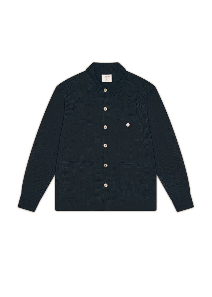 VKTRBLAK Sashiko Work Coat - Black