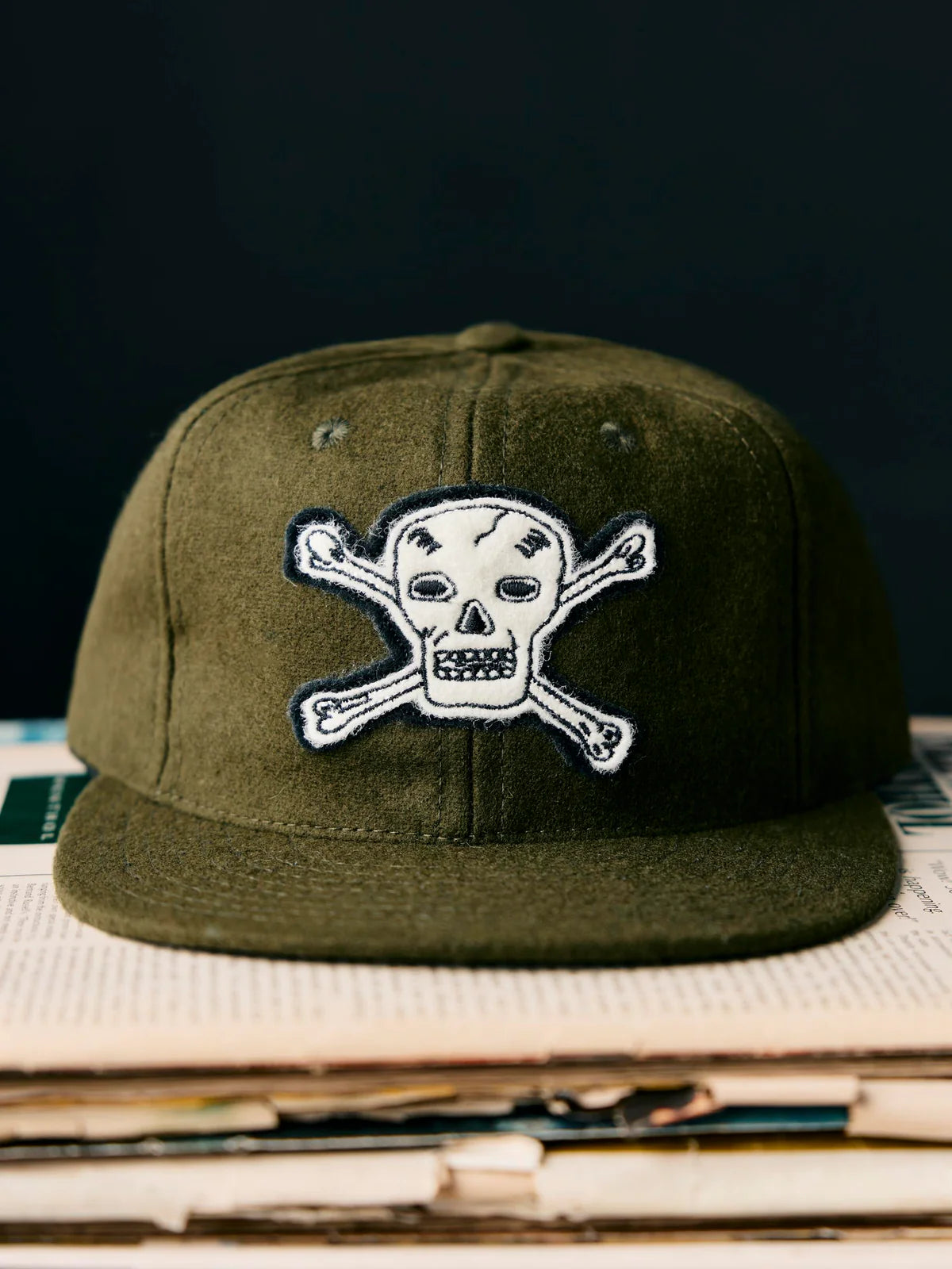 Imogene + Willie - Wool "Hellcats" Olive Cap