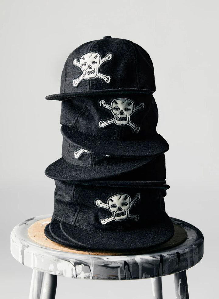 Imogene + Willie - Wool "HELLCATS" Black Cap ON PREORDER*