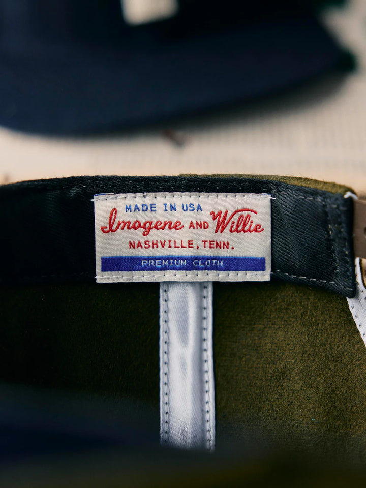 Imogene + Willie - Wool "Hellcats" Olive Cap ON PREORDER*