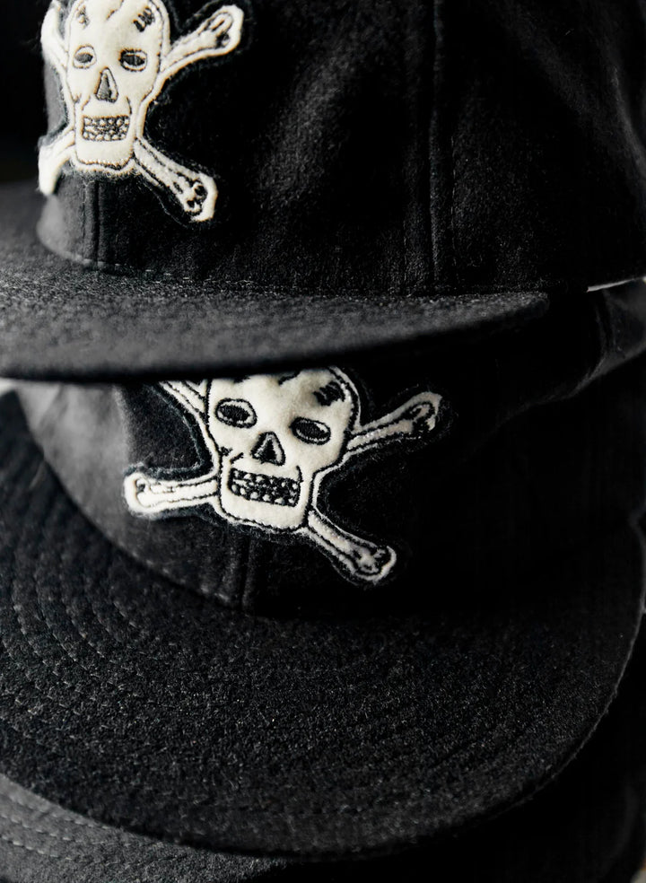Imogene + Willie - Wool "HELLCATS" Black Cap ON PREORDER*