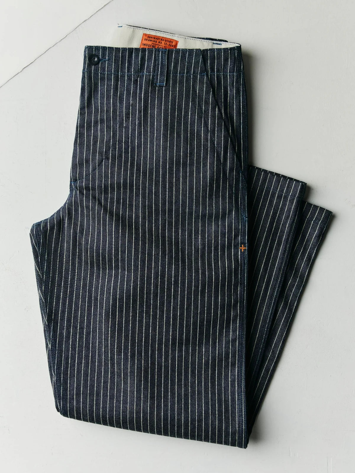 Imogene + Willie - Carpenter Pant Striped Indigo