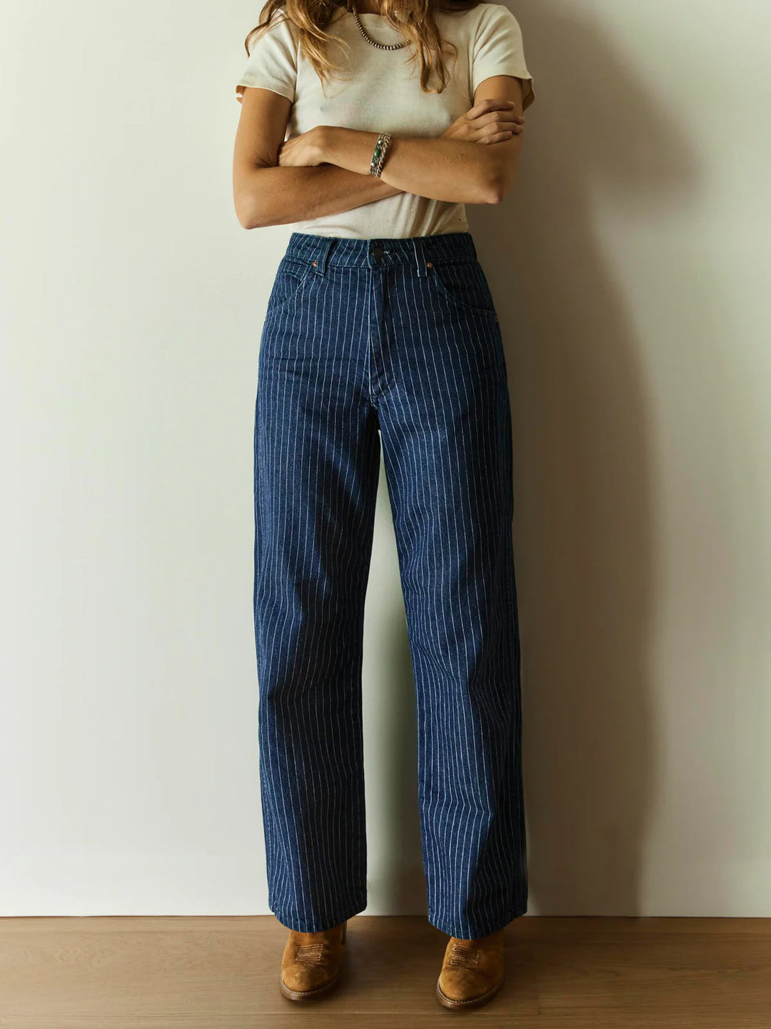 Imogene + Willie - Cassidy Striped Indigo Jeans