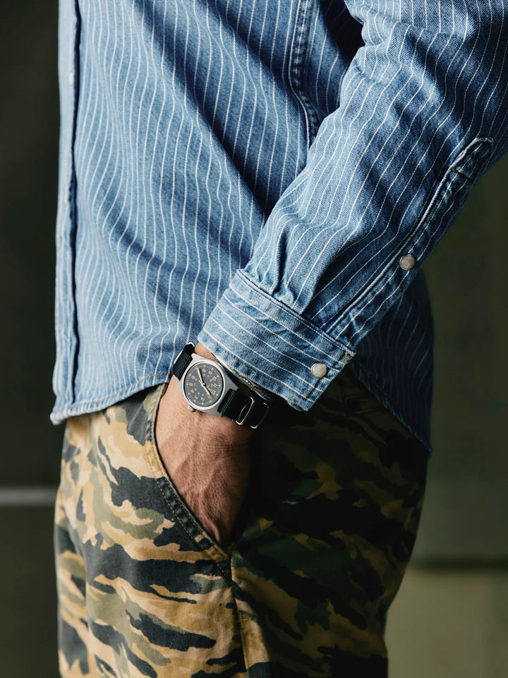 Imogene + Willie - Hayes Indigo Stripe Pearl Snap Shirt ON PREORDER*